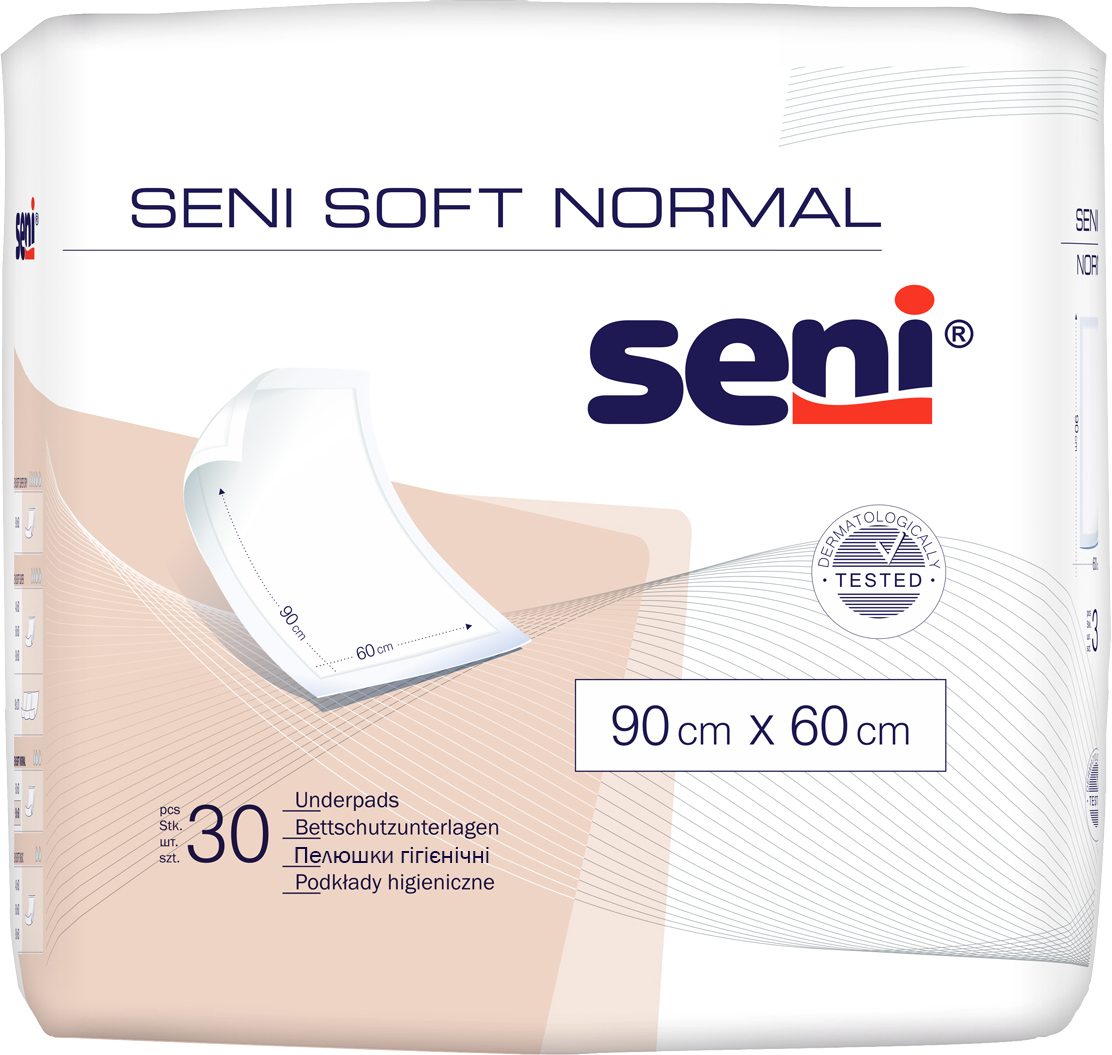 Пелюшки гігієнічні SENI SOFT Normal 90х60 см. (30 шт.)